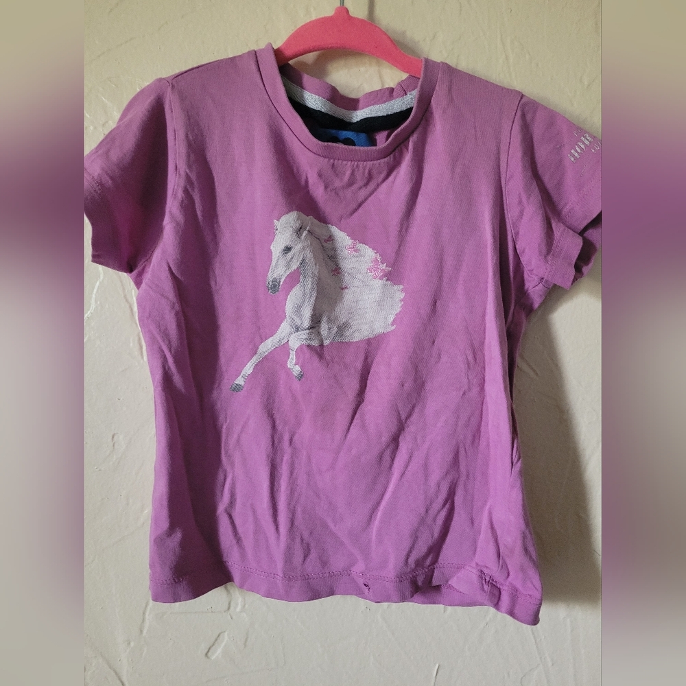 Horze Pink Shirt Unicorn 5/6